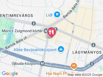 La Panne Café - Allee Budapest a térképen