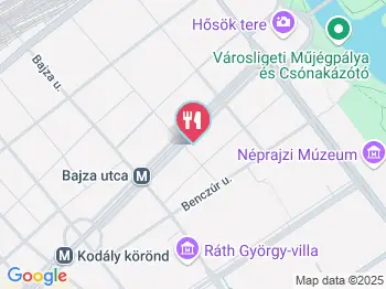 La Perle Noire Étterem Budapest a térképen