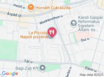 La Piccola Napoli Pizzéria Budapest a térképen