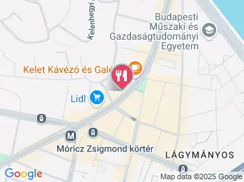 La Téne Pop Up Budapest a térképen