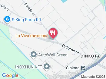 La Viva Mexicana Budapest a térképen