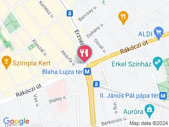 Laa Zolino Döner & Pizza Budapest a térképen