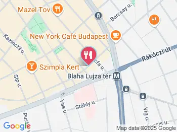 Ladó Café Budapest a térképen