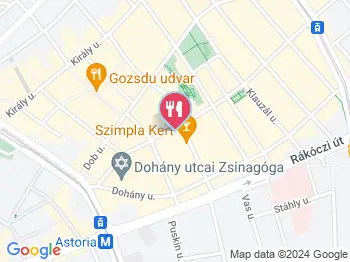 Laffa Budapest a térképen