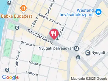 Lana Bistro Budapest a térképen