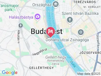 Lánchíd 19 Design Hotel Budapest a térképen