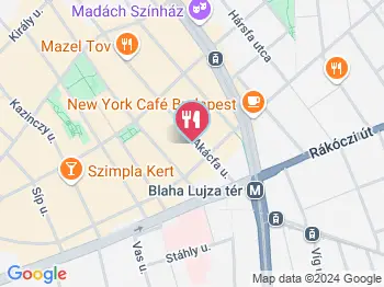 Lara Café Budapest a térképen