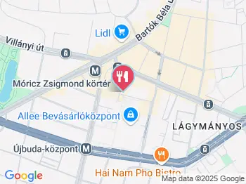 Las Vegan's - Allee Street Food Budapest a térképen