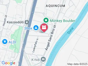 Laser Arena Budapest a térképen