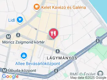 László Cukrászda Budapest a térképen