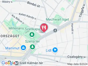 László Pékség & Kávézó - Fényes Elek utca Budapest a térképen