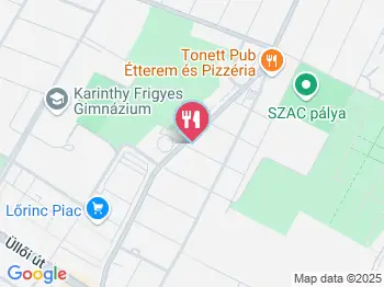 The Chef and the Butcher Étterem Budapest a térképen