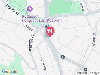 Latin Kert Budapest a térképen