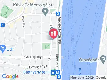 Leila Café Budapest a térképen