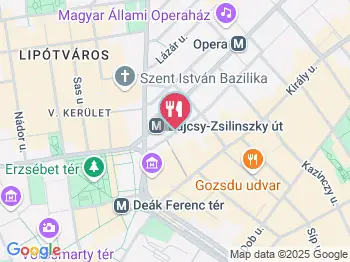 Leila's Authentic Lebanese Cuisine Budapest a térképen