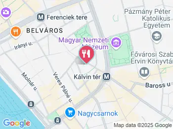 Leopard nordic pizza studio Budapest a térképen