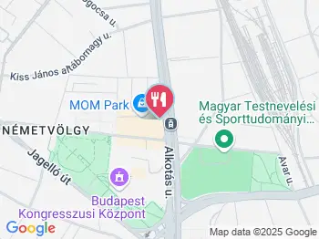 Leroy Bistro - MOM Park Budapest a térképen