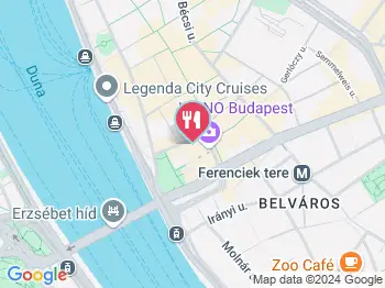 Levant Budapest a térképen