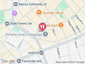 Levante Budapest a térképen