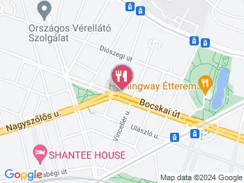 Levendula Bistro Budapest a térképen