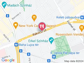 Levendula Kézműves Fagylaltozó - Rákóczi út Budapest a térképen