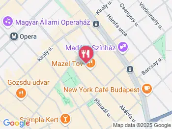 Liebling Budapest a térképen