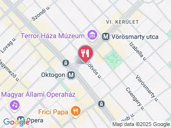 Like Étterem & Kávézó Budapest a térképen