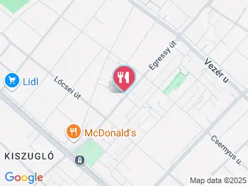 Lila-Fehérke Söröző & Étterem Budapest a térképen