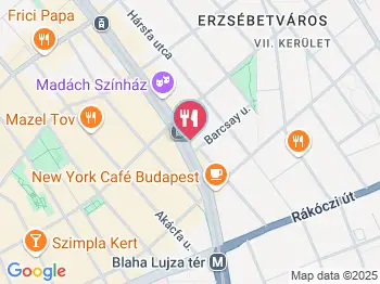 Limit Bár Budapest a térképen