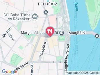 Lio schiacciata Budapest a térképen