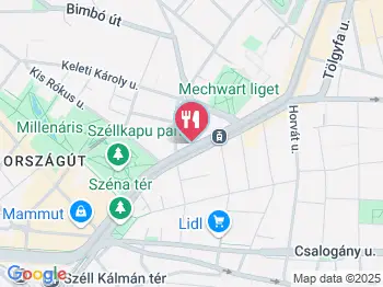 Lipóti Pékség & Bisztró Budapest a térképen