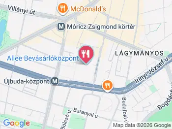 Lipóti Pékség & Kávézó - Allee Bevásárlóközpont Budapest a térképen