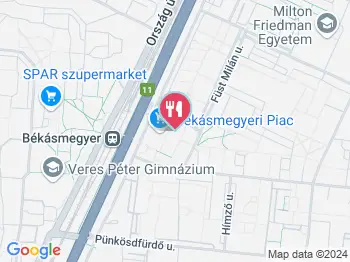 Lipóti Pékség & Kávézó - Békásmegyeri Piac Budapest a térképen