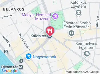Lipóti Pékség & Kávézó - Kálvin tér Budapest a térképen