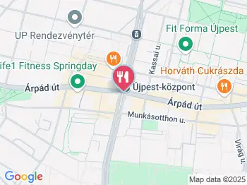 Lipóti Pékség & Kávézó - Újpest-központ Budapest a térképen