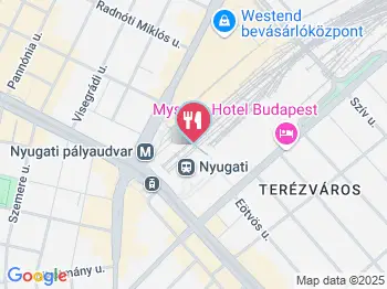 Lipóti Pékség - Nyugati tér Budapest a térképen