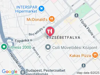 Lipóti Pékség - Pesterzsébet Budapest a térképen