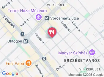 Líra-Pont Budapest a térképen