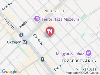 Líra Terasz Budapest a térképen