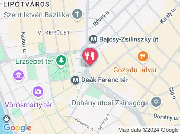 Lisboa Pastry & Bakery - Bajcsy-Zsilinszky út Budapest a térképen