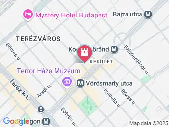 Liszt Ferenc Emlékmúzeum és Kutatóközpont Budapest a térképen