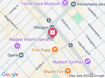 Liszt Ferenc szobra Budapest a térképen