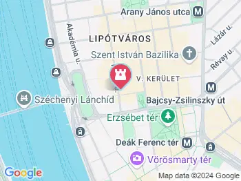 Liszt Ferenc szobra - Nádor utca Budapest a térképen