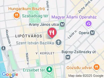 Little Budapest Restaurant & Piano Bar Budapest a térképen