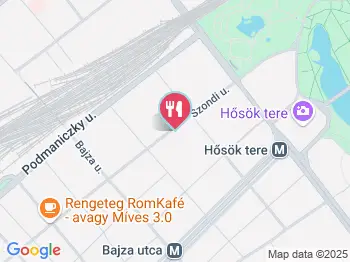 Little Nero's Pizza Budapest a térképen