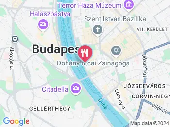 Liz and Chain Sky Lounge Budapest a térképen