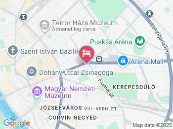 Locomotive Hostel Budapest a térképen