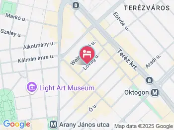 Lord Residence Budapest a térképen