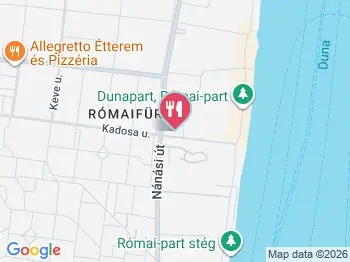 Los Monos Budapest a térképen