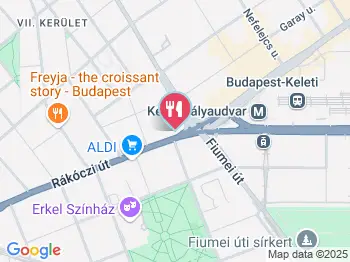 Low Carb Fast Food Bar Budapest a térképen